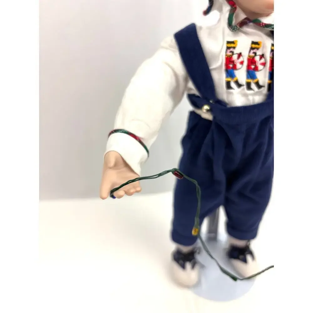VTG Ashton Drake Galleries Patrick Porcelain Boy Doll 1995 Stand Original #93222